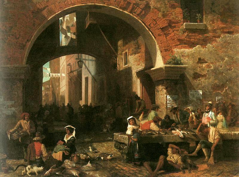 Albert Bierstadt The Arch of Octavius Sweden oil painting art